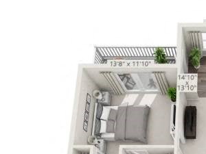 The Banks at Rivergate Two Bedroom Two Bathroom Floor Plan The Banks at Rivergate Two Bedroom Two Bathroom Floor Plan
